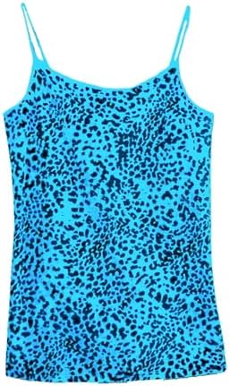 Y2K Scene Leopard Cheetah Tank Top Women Vintage Emo Grunge Gyaru